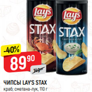 Акция - ЧИПСЫ LAY’S