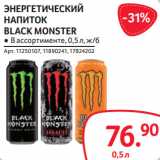 Selgros Акции - ЭНЕРГЕТИЧЕСКИЙ
НАПИТОК
BLACK MONSTER