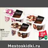 Магазин:Spar,Скидка:Йогурт
«Даниссимо» Фантазия
– Шоколадные хлопья
– Хрустящие шарики
– Ягодные шарики
6.9%
105 г