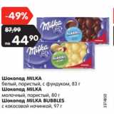 Магазин:Карусель,Скидка:Шоколад MILKA

