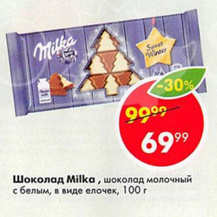 Акция - ШОКОЛАД Milka