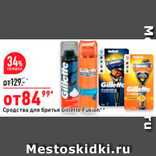 Акция - Средства для бритья Gillette