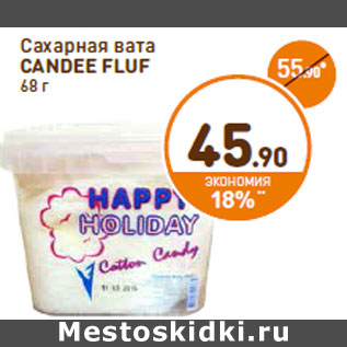 Акция - Сахарная вата CANDEE FLUF