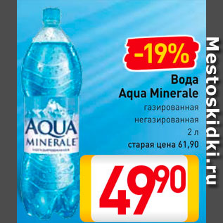 Акция - Вода Aqua Minerale