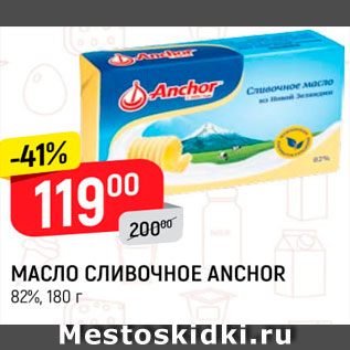 Акция - Масло сливочное Anchor