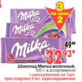 Магазин:Окей,Скидка:Шоколад Милка молочный,
100 г, в ассортименте