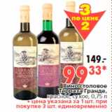 Магазин:Окей,Скидка:Вино столовое
Терраза Гранде,
красное, сухое, 0,75 л