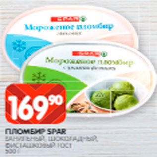 Акция - Мороженое Пломбир Spar