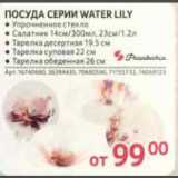 Selgros Акции - Посуда серии water lily