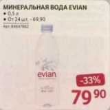 Selgros Акции - МИНЕРАЛЬНАЯ ВОДА EVIAN