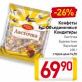 Билла Акции - Конфеты
Объединенные
Кондитеры
Ласточка
Буревестник
Васильки
250 