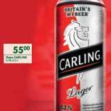 Магазин:Перекрёсток,Скидка:Пиво Carling 5,2%