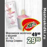 Магазин:Реалъ,Скидка:Мороженое молочное
с вишней
ст. 70 г
Холод Славмо 