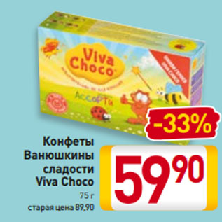 Акция - Конфеты Ванюшкины сладости Viva Choco