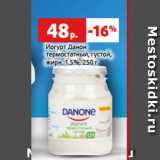 Магазин:Виктория,Скидка:Йогурт Данон
термостатный, густой,
жирн. 1.5%, 250 г