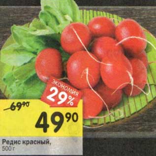 Акция - Редис красный