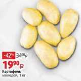 Магазин:Виктория,Скидка:Картофель молодой, 1 кг