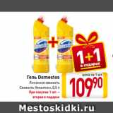 Магазин:Билла,Скидка:Гель Domestos
Лимонная свежесть,
Свежесть Атлантики