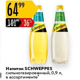 Акция - Напиток SCHWEPPES