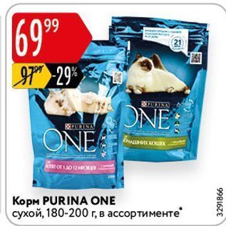 Акция - Корм PURINA ONE