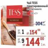 Метро Акции - Чай TESS 