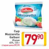 Магазин:Билла,Скидка:Сыр Mozzarella Galbani