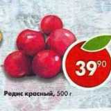 Магазин:Пятёрочка,Скидка:Редис красный 1 уп