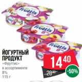 Магазин:Spar,Скидка:Йогуртный
продукт
«Фруттис»
в ассортименте
8%
115 г