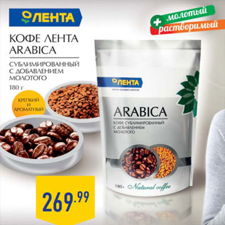 Акция - Кофе Лента Arabica