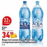 Магазин:Окей супермаркет,Скидка:Вода питьевая Aqua Minerale газированная/ негазированная 