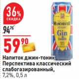 Магазин:Окей,Скидка:Напиток джин-тоник
Перспектива классический
слабогазированный,
7,2%