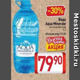 Акция - Вода Aqua Minerale