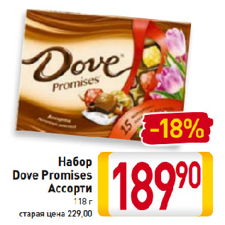 Акция - Набор Dove Promises Ассорти