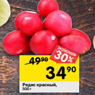 Акция - Редис красный,