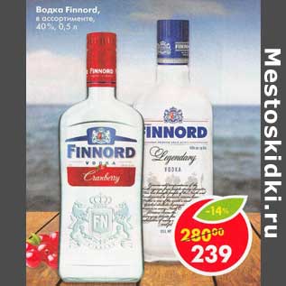 Акция - Водка Finnord 40%