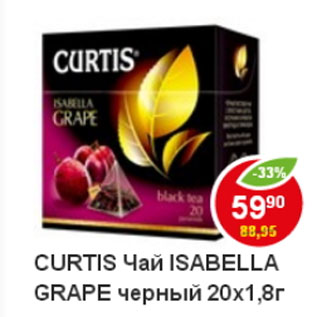 Акция - Чай Curtis isabella grape , черный