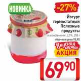 Магазин:Билла,Скидка:Йогурт термостатный  Полезные   продукты

  2,5%