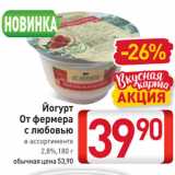 Магазин:Билла,Скидка:Йогурт   От фермера   с любовью 2,8%