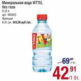 Метро Акции - Вода Vittel