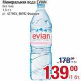 Магазин:Метро,Скидка:Вода Evian