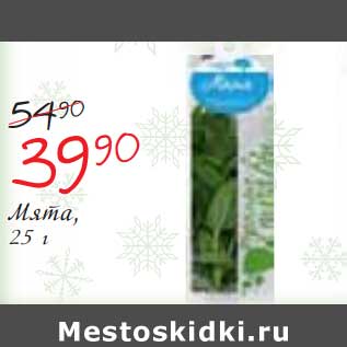 Акция - Мята