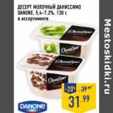 ДЕСЕРТ МОЛОЧНЫЙ ДАНИССИМО
DANONE, 5,4–7,2%,